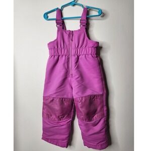 Falls Creek Kids Purple Snow Bib Ski Pants‎ Overall 18M Extra Length Feature